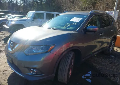 2015 Nissan Rogue Sl from USA, damaged, VIN 5N1AT2MV4FC761341